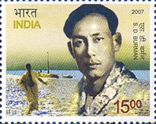 SD Burman commemorative stamp